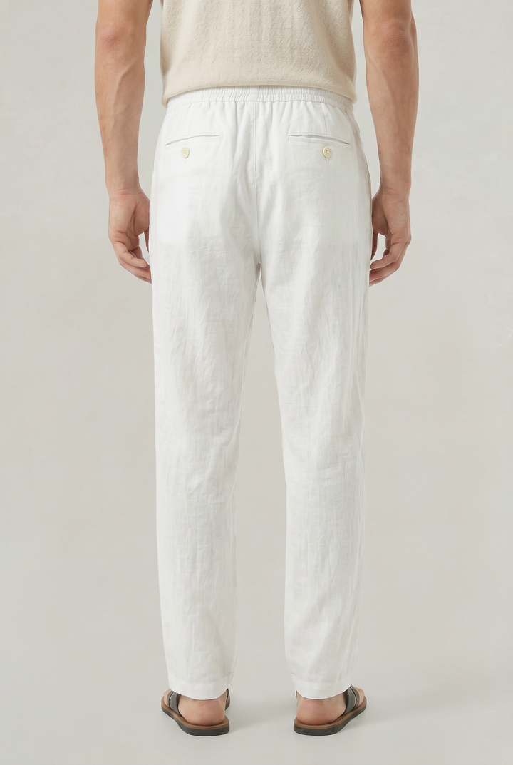 Callum Linen Drawstring Pants