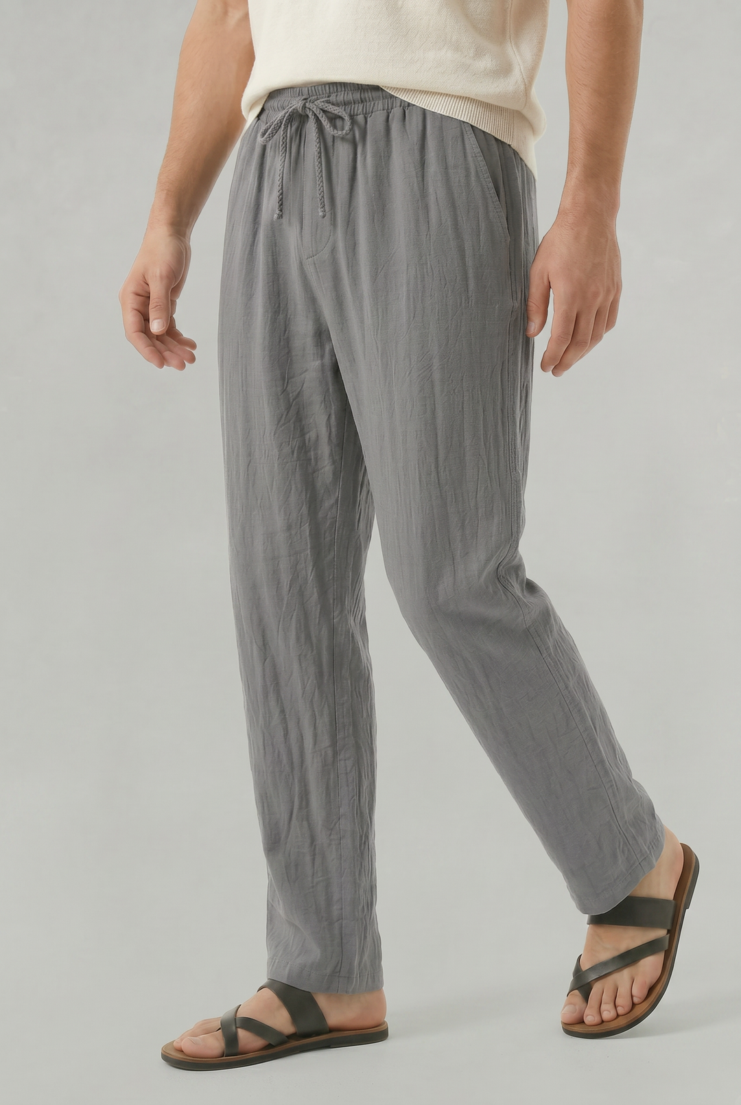 Callum Linen Drawstring Pants
