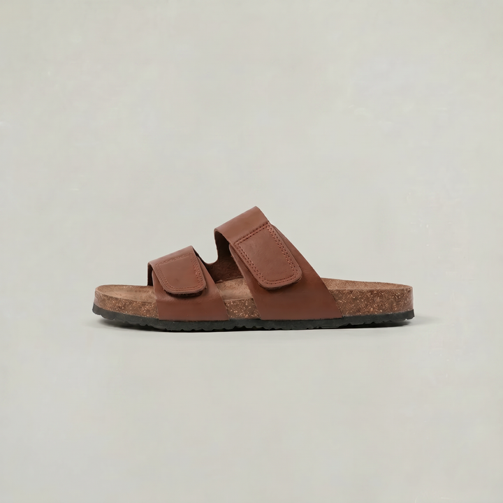 Men’s Double Strap Open Toe Slides