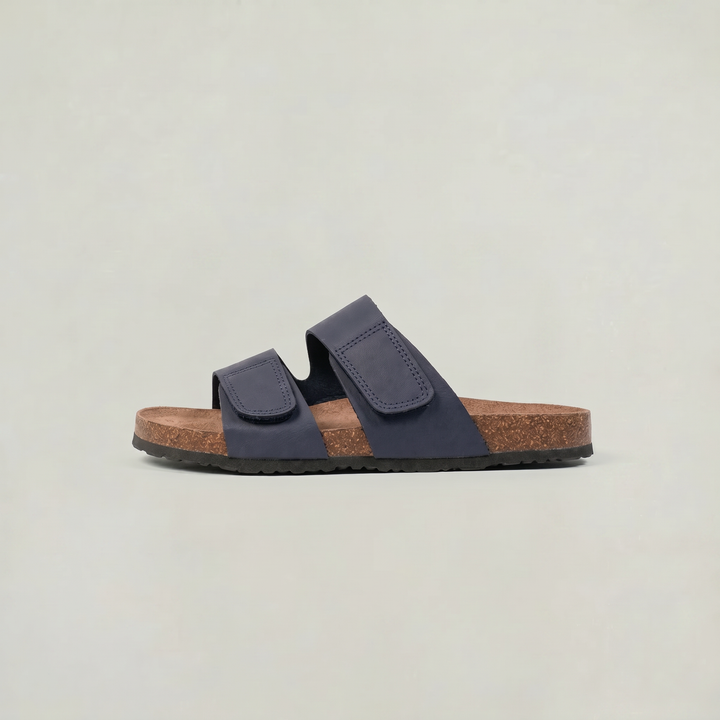 Men’s Double Strap Open Toe Slides