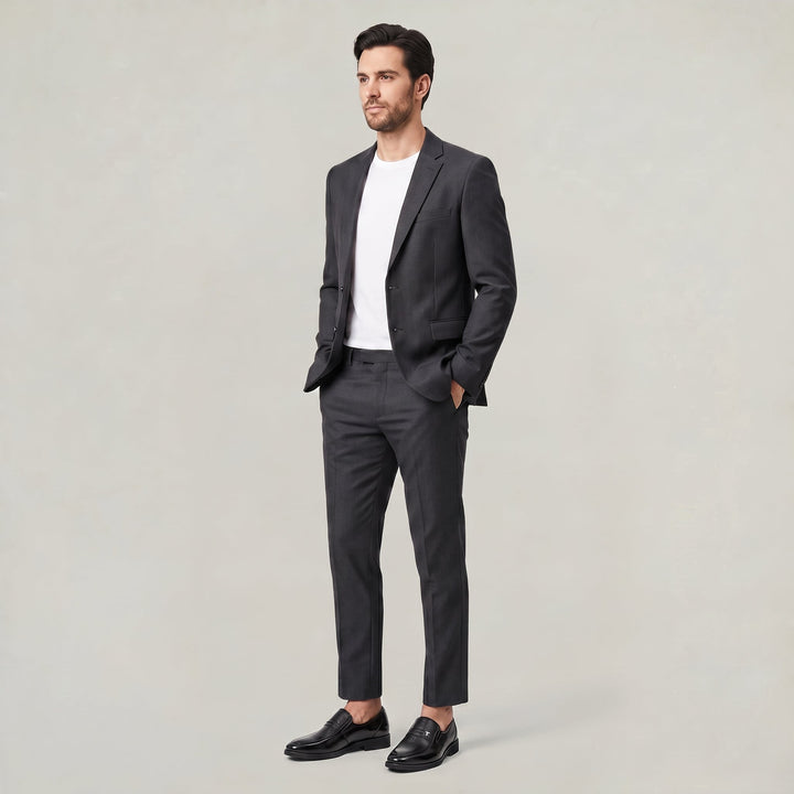Men's Leather Slip-On Business Loafers