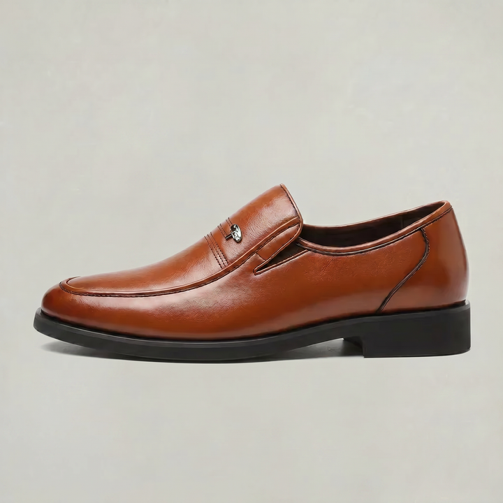 Men's Leather Slip-On Business Loafers
