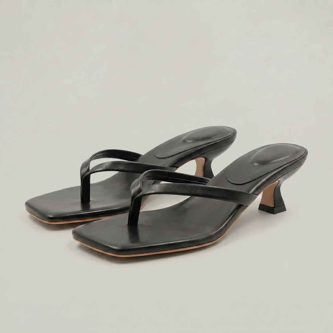 Soleil Kitten Heel Sandals
