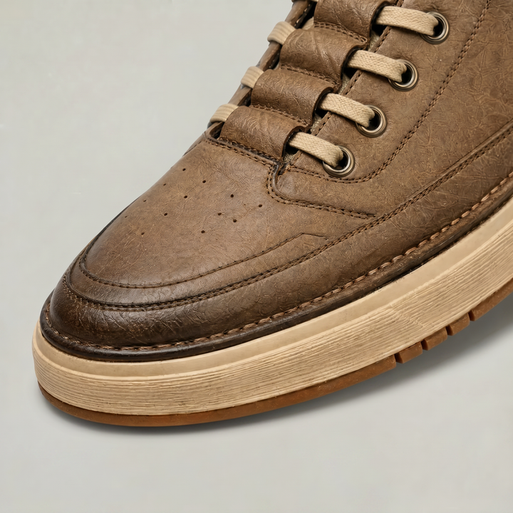 Men's Synthetic Lace-Up Low Top Sneakers
