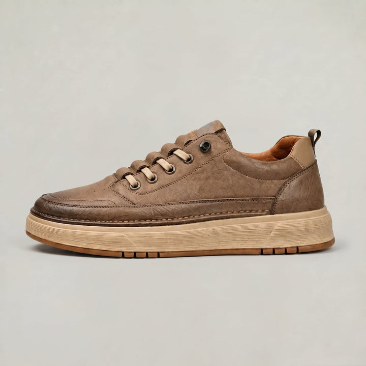 Men's Synthetic Lace-Up Low Top Sneakers