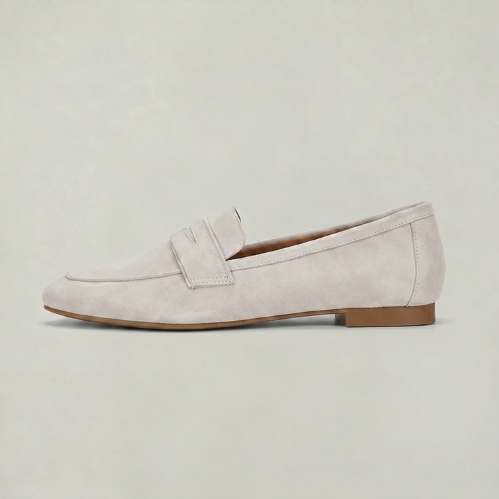 Women's Suede Slip-On Penny Loafers