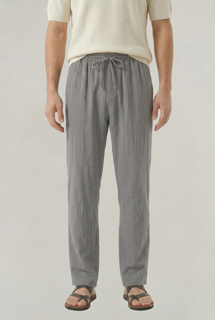 Callum Linen Drawstring Pants