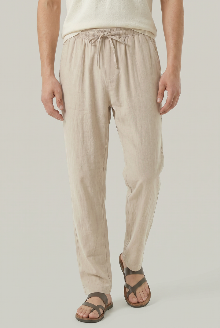 Callum Linen Drawstring Pants