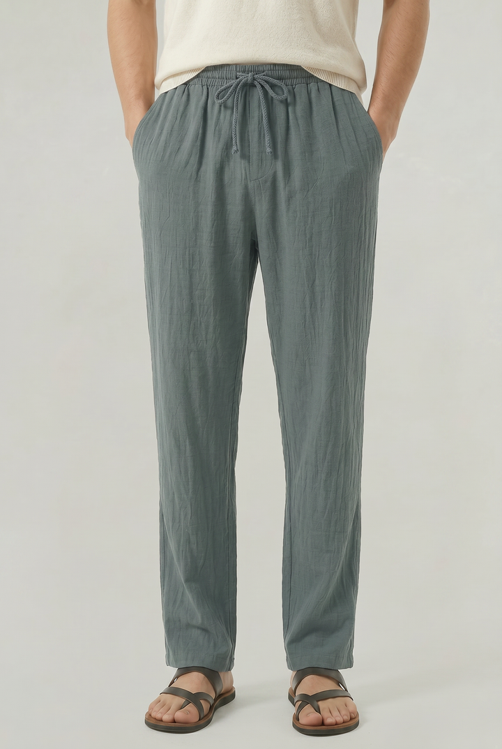 Callum Linen Drawstring Pants