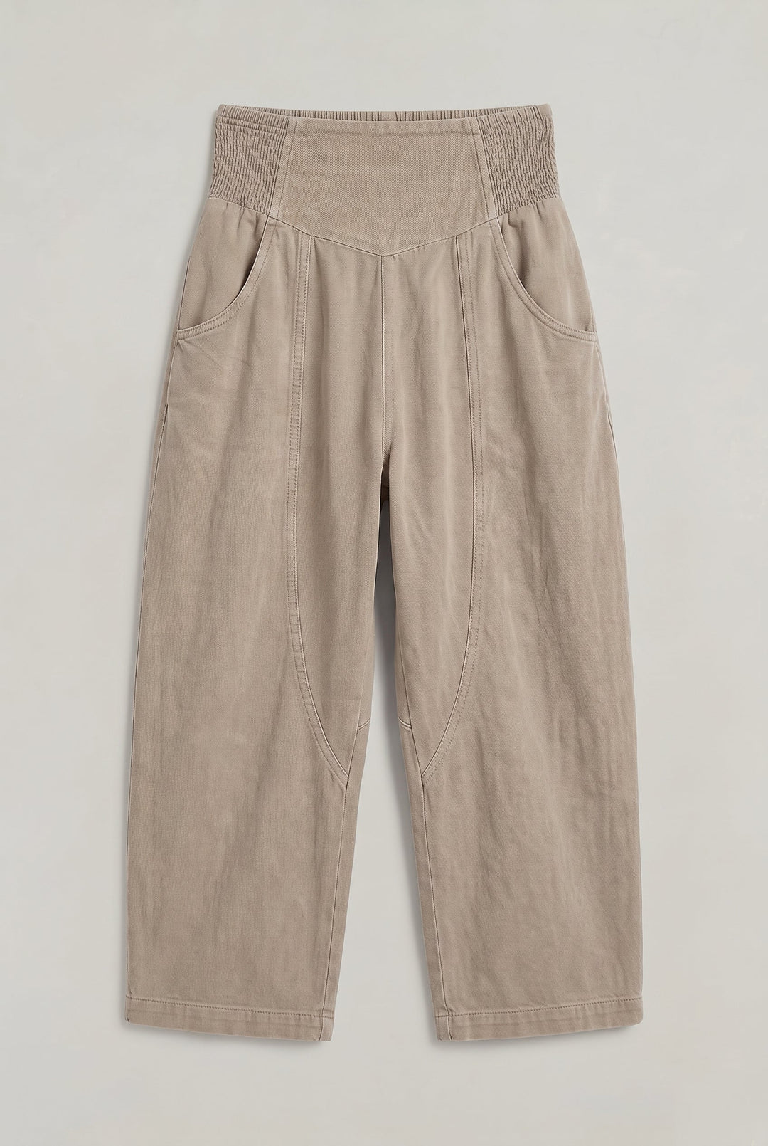 Women's Cotton Linen Wide Leg Trousers
