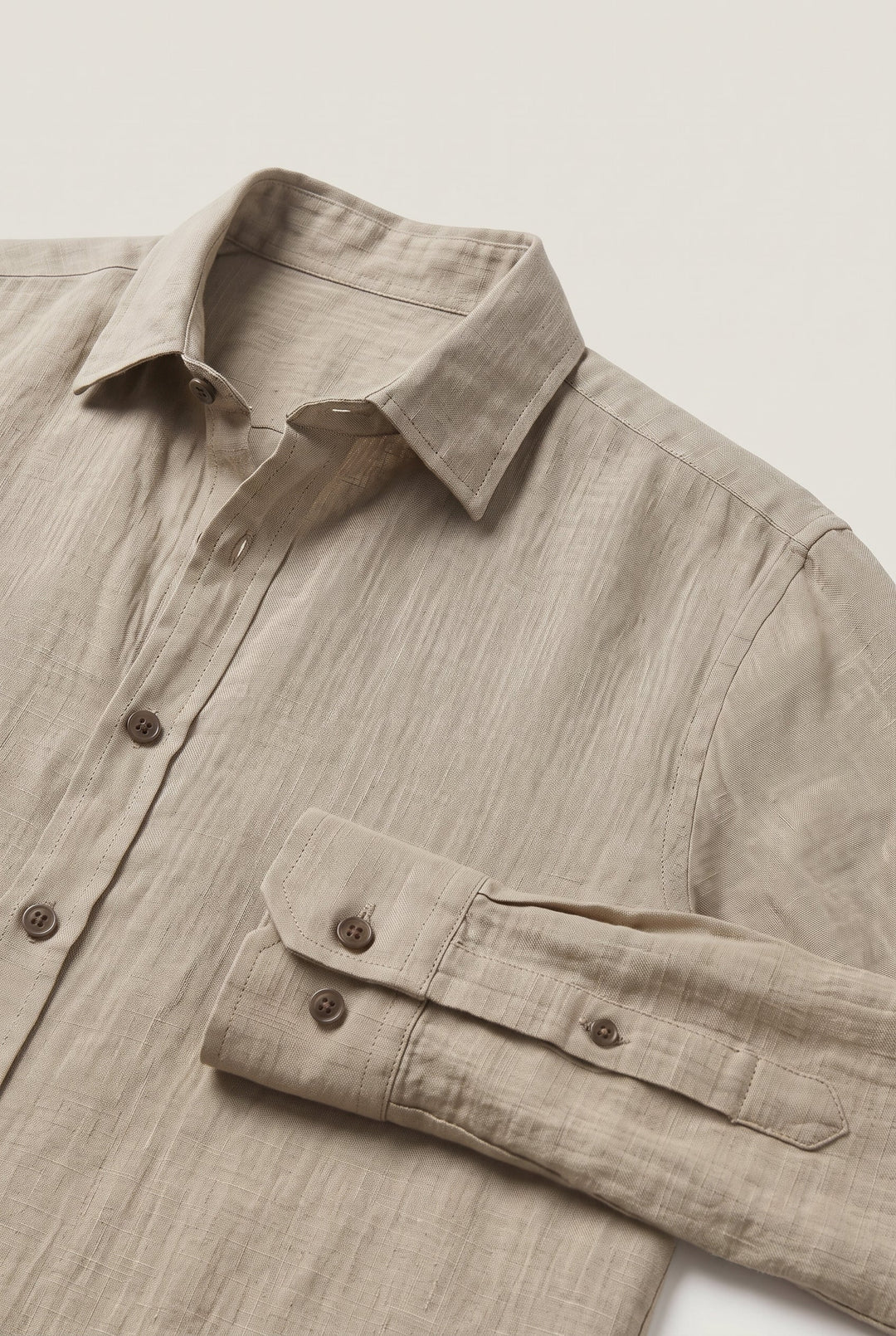 Men's Long Sleeve Cotton Button Down Shirt