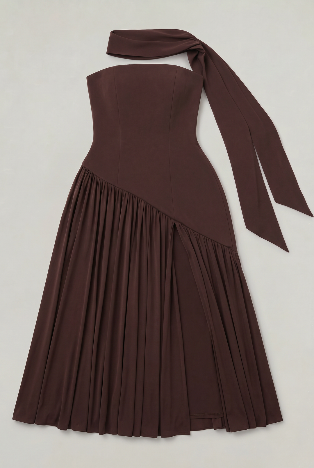 Women's Elegant Strapless Maxi Dress