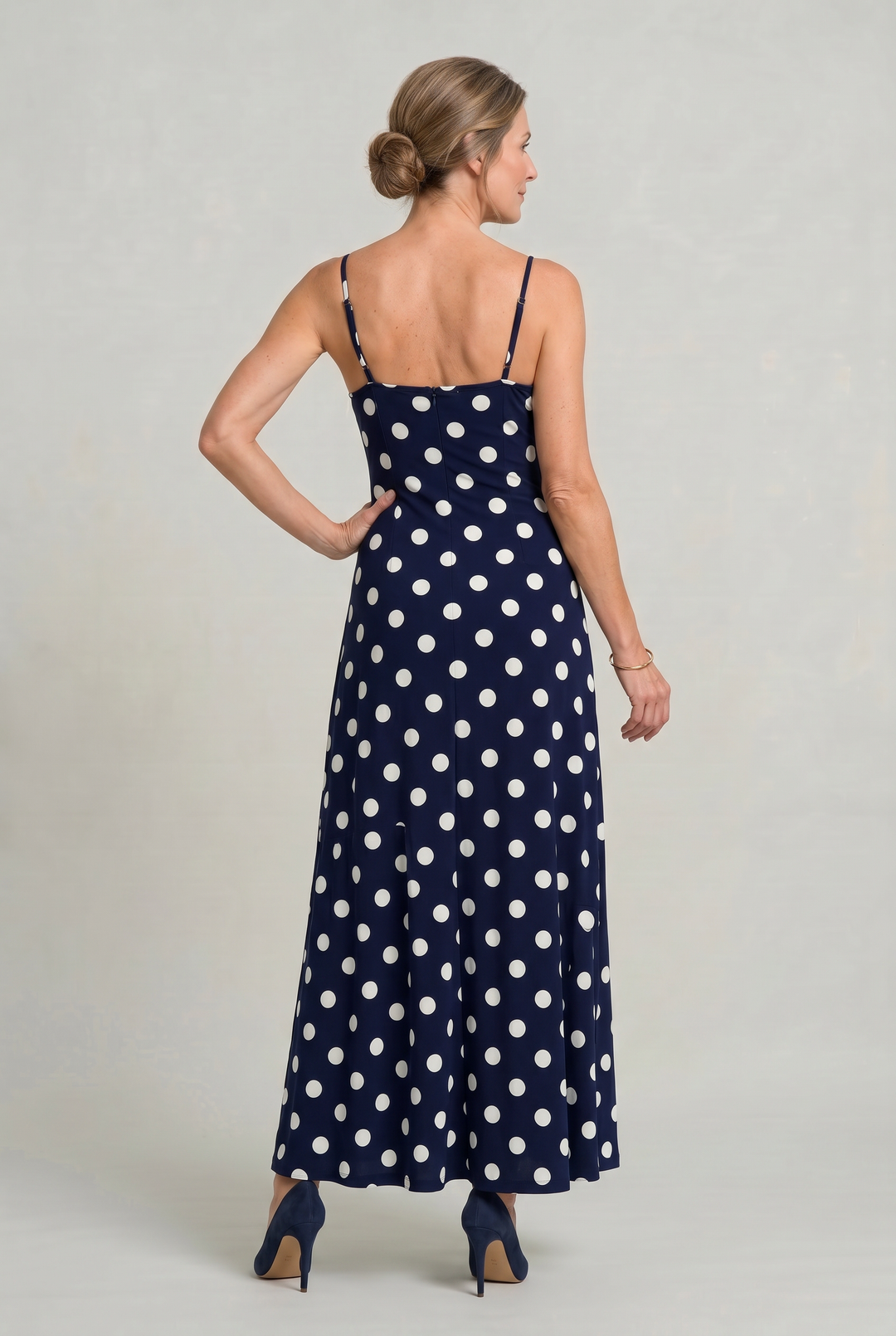 Women’s Polka Dot Cami Maxi Dress