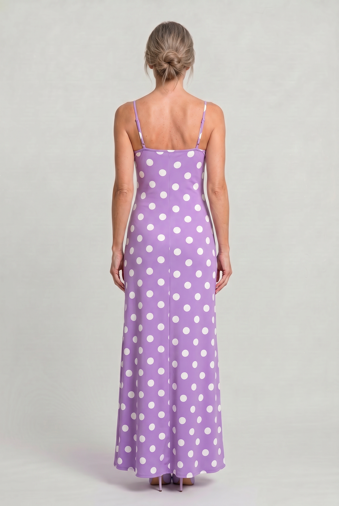 Women’s Polka Dot Cami Maxi Dress