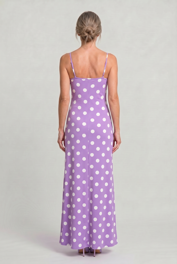 Women’s Polka Dot Cami Maxi Dress