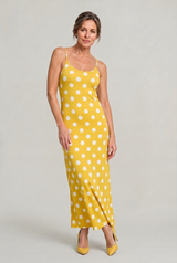 Women’s Polka Dot Cami Maxi Dress