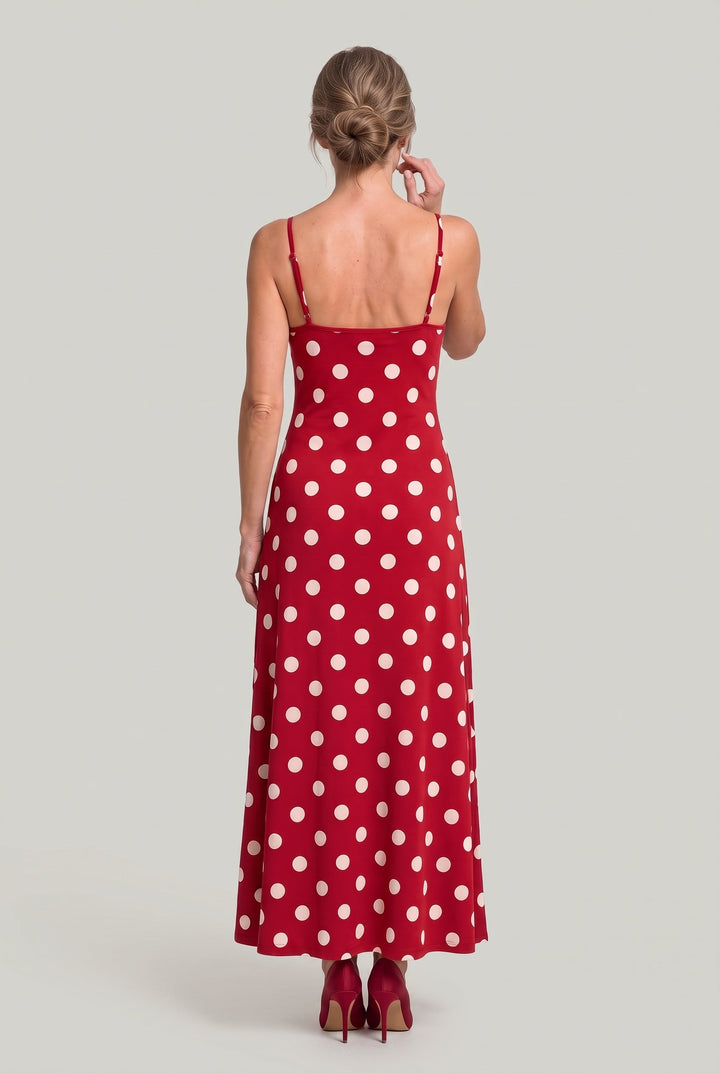 Women’s Polka Dot Cami Maxi Dress
