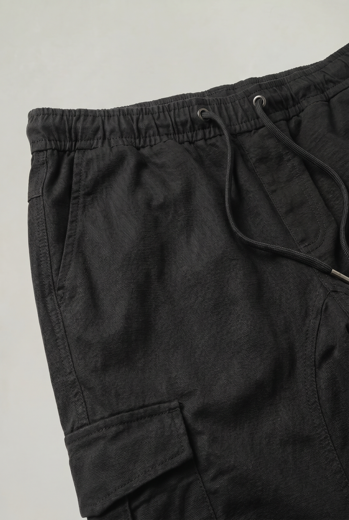 Men's Slim Fit Cotton Cargo Trousers