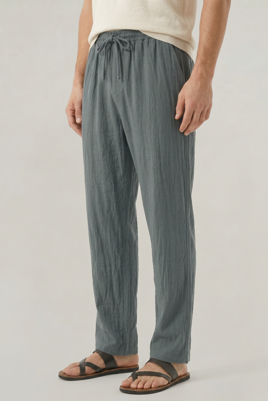 Callum Linen Drawstring Pants