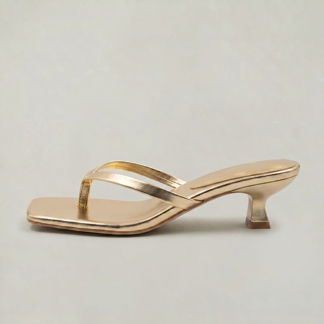 Soleil Kitten Heel Sandals