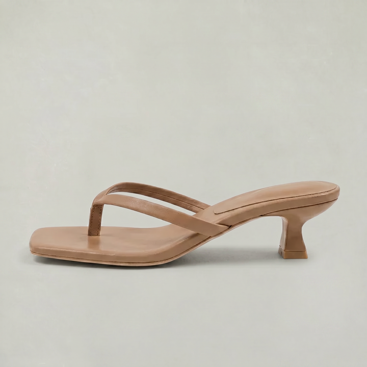 Soleil Kitten Heel Sandals