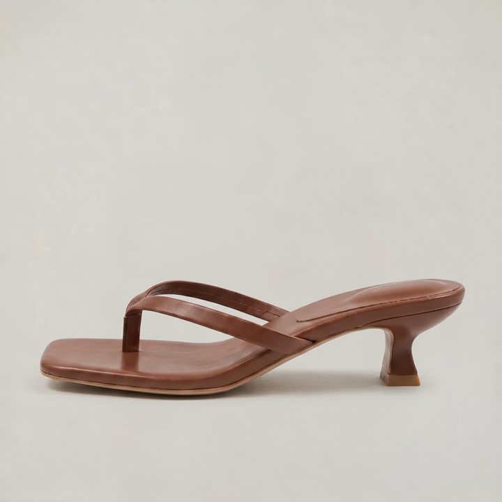 Soleil Kitten Heel Sandals