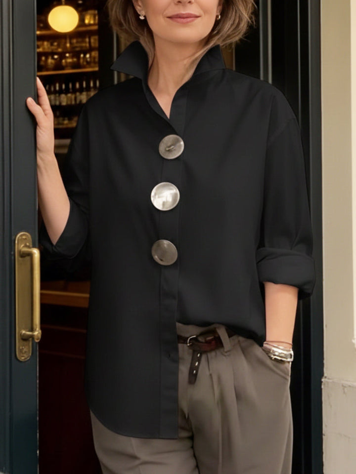 Valentina | Women’s Elegant High-Neck Blouse
