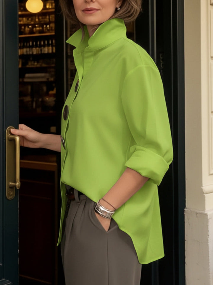 Valentina | Women’s Elegant High-Neck Blouse