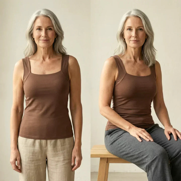 Luna | Style & Comfort Tank Top with Integrated Bra