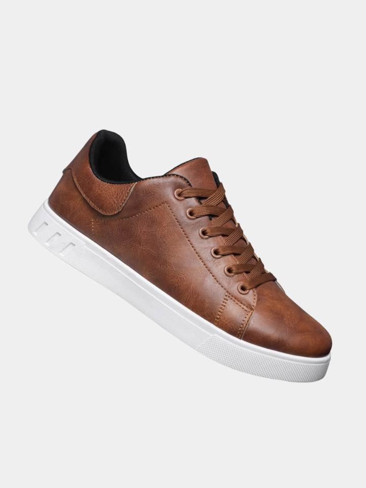 Vance Leather Trainers