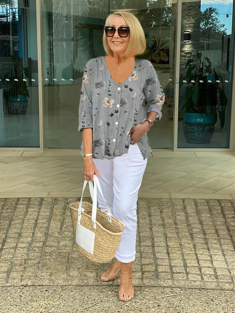 Rosalie | Women’s Romantic Floral Blouse