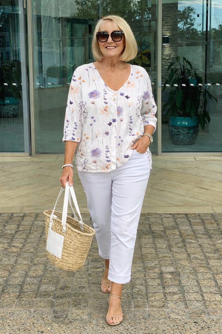 Rosalie | Women’s Romantic Floral Blouse