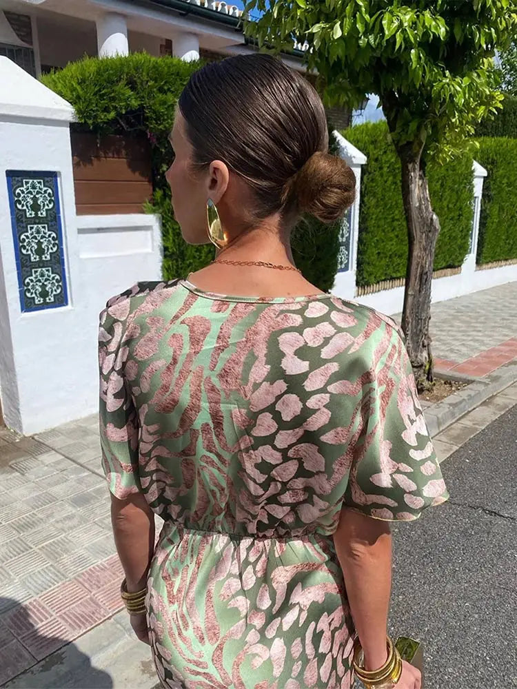 Clarissa | Elegant Twisted Knot Women's Dress for Wedding Guests