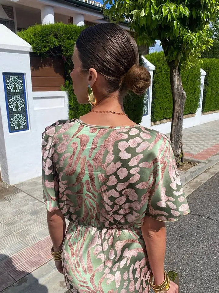 Clarissa | Elegant Twisted Knot Women's Dress for Wedding Guests