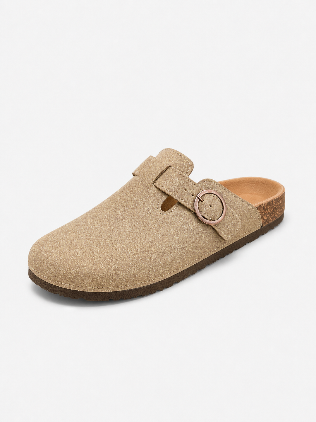 Men’s Comfort Slip-On Clogs – Suede Look Casual Style