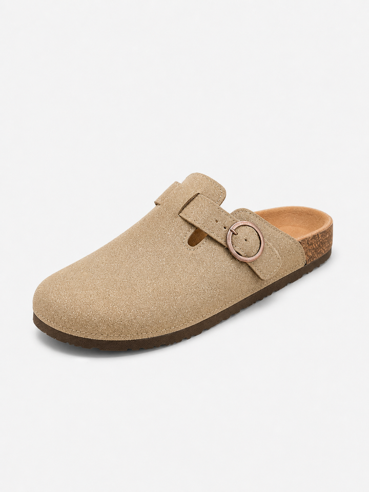 Men’s Comfort Slip-On Clogs – Suede Look Casual Style