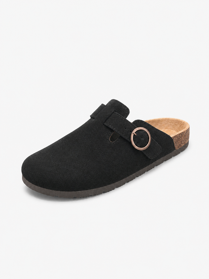 Men’s Comfort Slip-On Clogs – Suede Look Casual Style