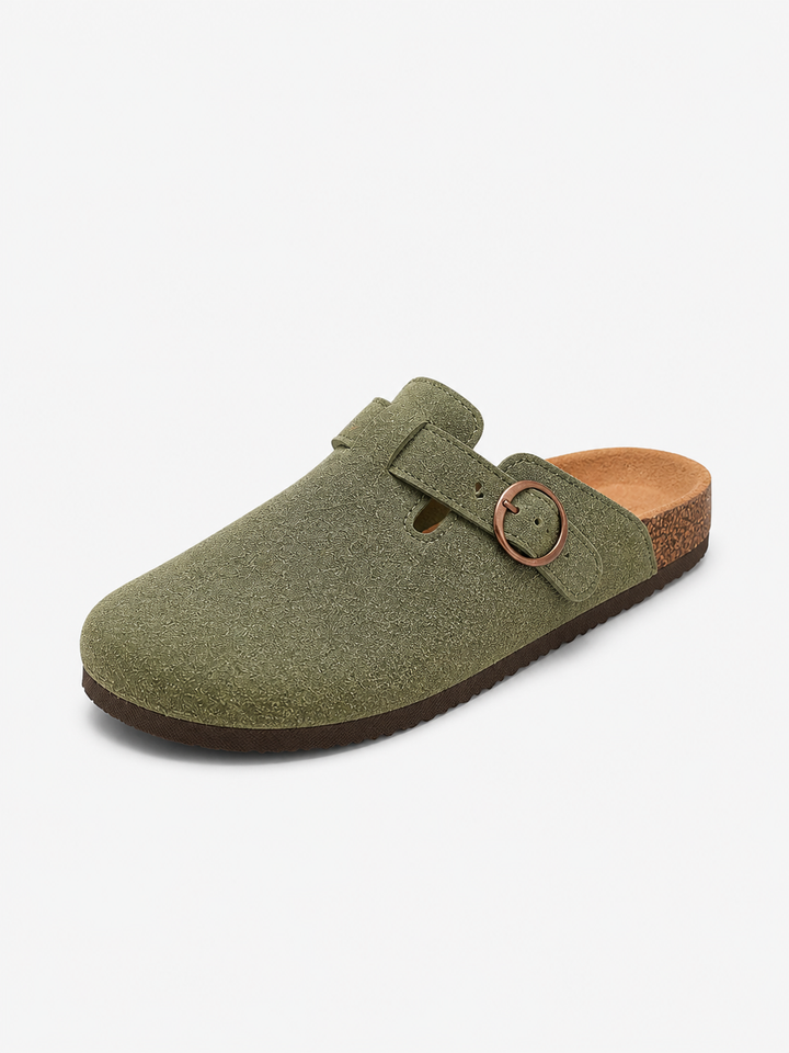 Men’s Comfort Slip-On Clogs – Suede Look Casual Style