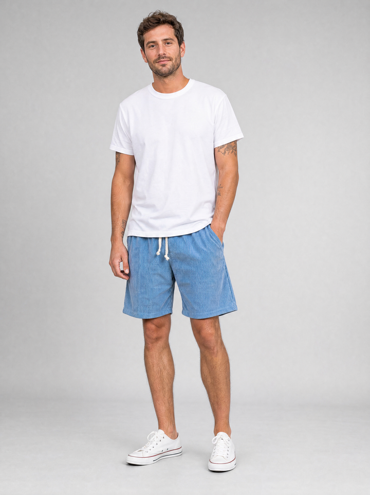Men’s Corduroy Shorts – Relaxed Fit Summer Style