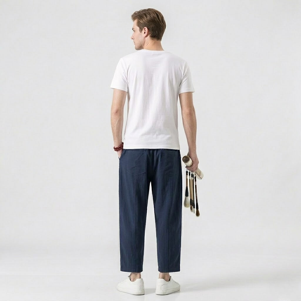Men’s Cotton Comfortable Trousers – Casual Fit