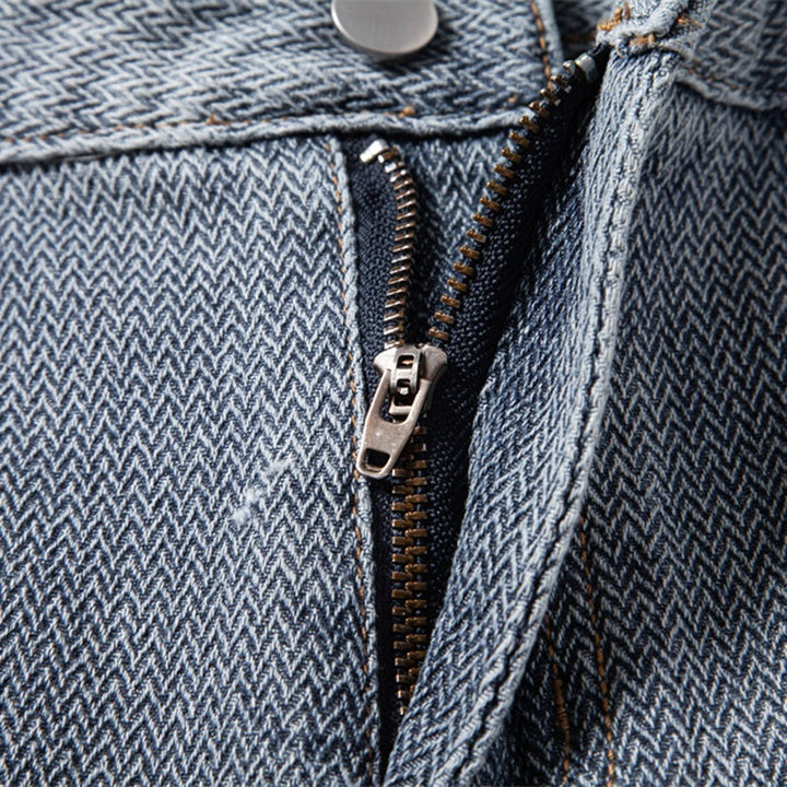 Men’s Denim Shorts – Relaxed Fit Rolled Hem Summer Style
