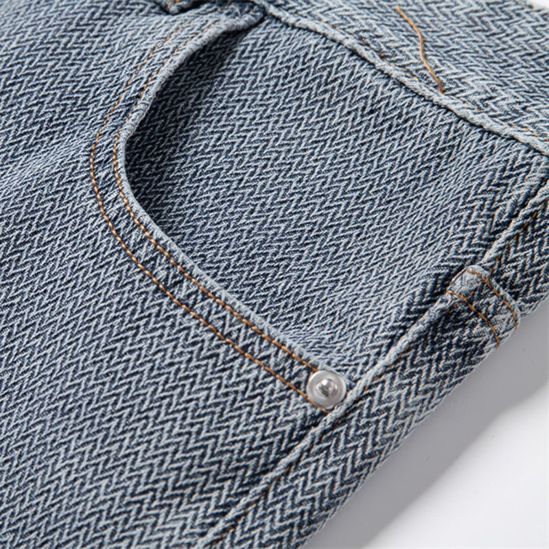 Men’s Denim Shorts – Relaxed Fit Rolled Hem Summer Style