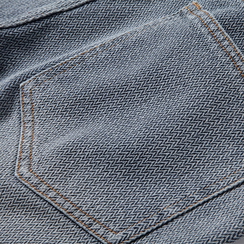 Men’s Denim Shorts – Relaxed Fit Rolled Hem Summer Style