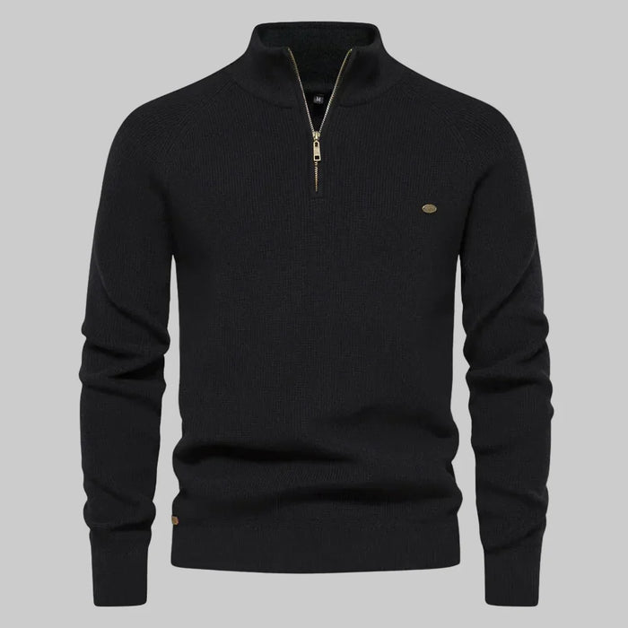 Harrington Half-Zip Knit Sweater