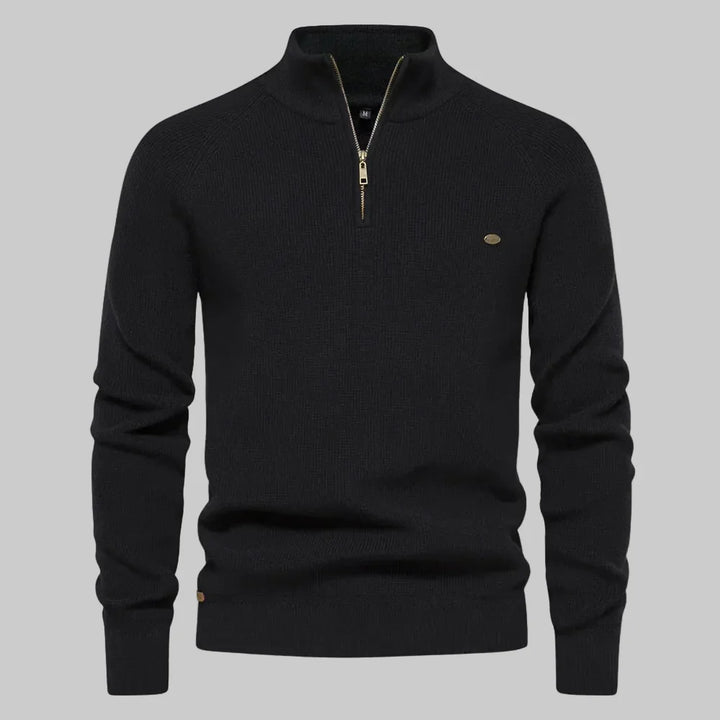 Harrington Half-Zip Knit Sweater