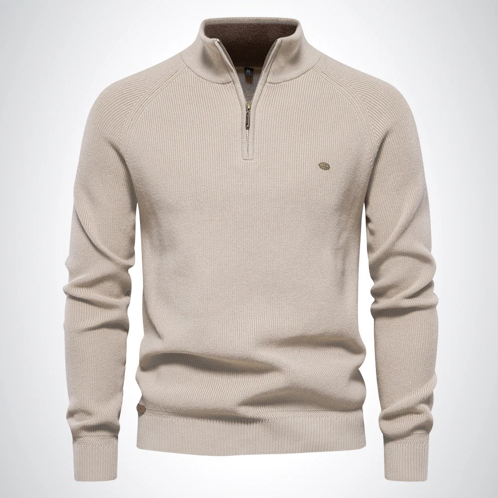 Harrington Half-Zip Knit Sweater
