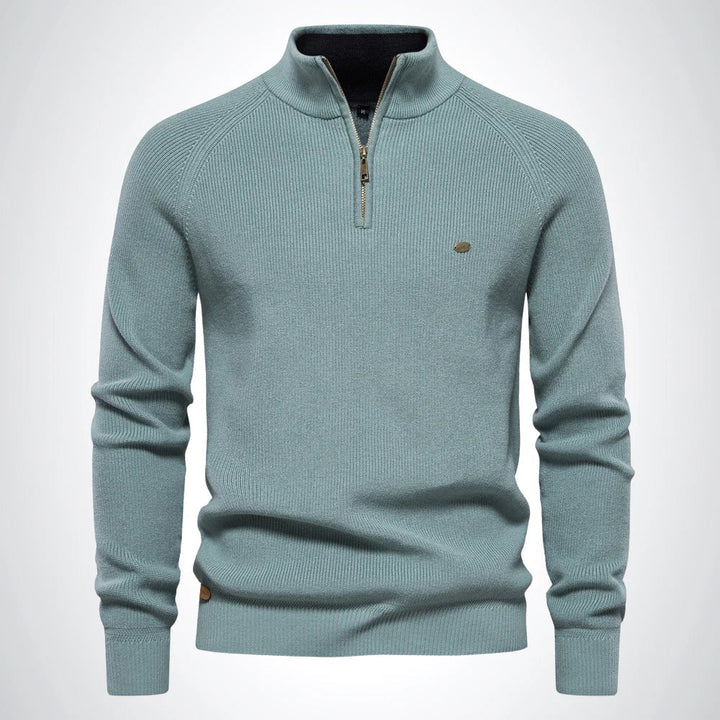 Harrington Half-Zip Knit Sweater