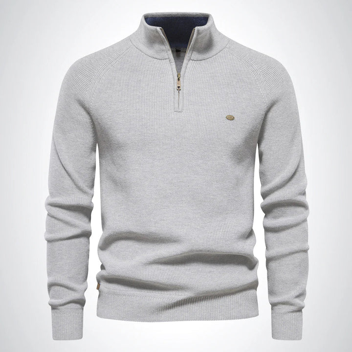 Harrington Half-Zip Knit Sweater
