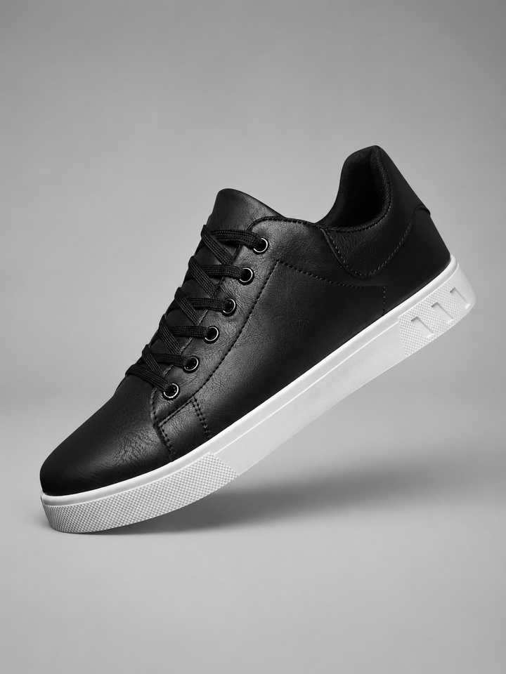 Men's Smart Casual Leather Trainers – Comfortable Everyday Sneakers