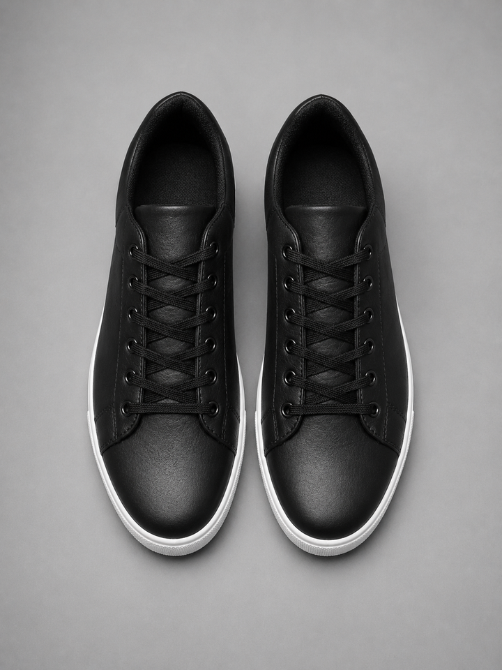 Men's Smart Casual Leather Trainers – Comfortable Everyday Sneakers